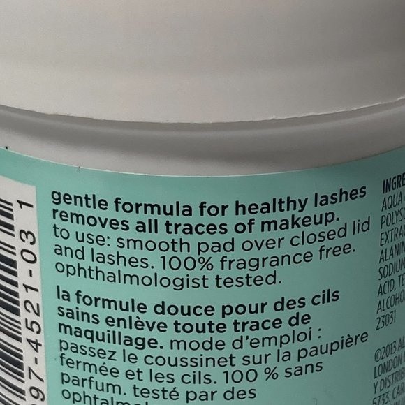 Almay Lash Care Gentle Eye Makeup Remover Pads 11 Tubs 80ct DISCONTINUED - Picture 7 of 16